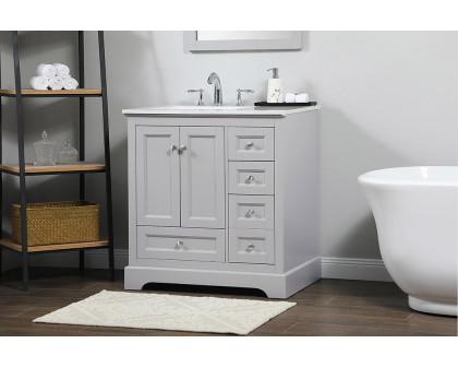 Elegant Bathroom Vanity - Gray (VF15532GR)