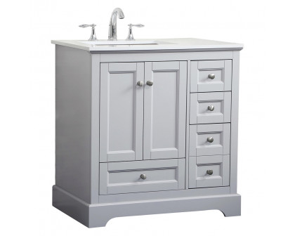 Elegant Bathroom Vanity - Gray (VF15532GR)