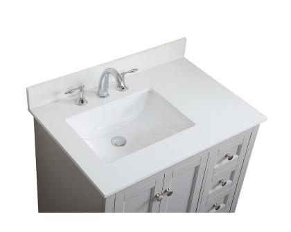 Elegant Bathroom Vanity - Gray (VF15532GR-BS)