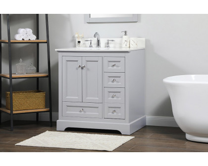 Elegant Bathroom Vanity - Gray (VF15532GR-BS)