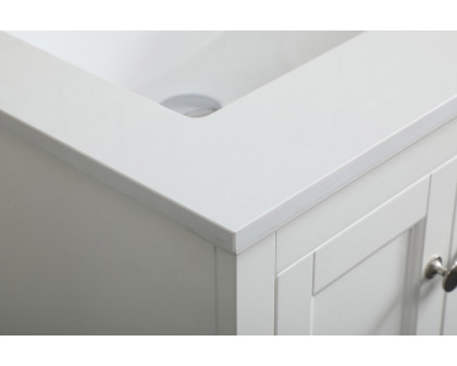 Elegant Bathroom Vanity - White (VF15532WH)