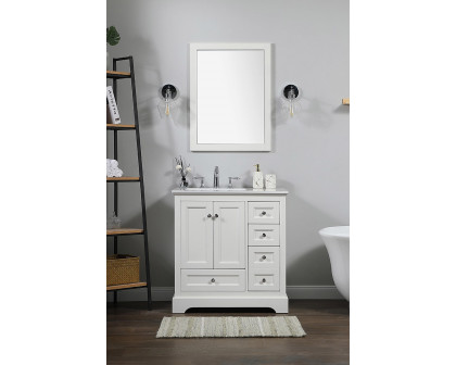 Elegant Bathroom Vanity - White (VF15532WH)