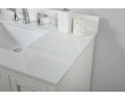 Elegant Bathroom Vanity - White (VF15532WH-BS)