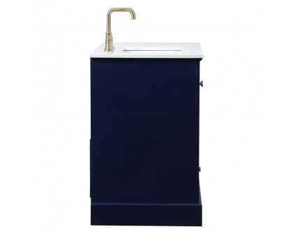 Elegant Bathroom Vanity - Blue (VF15536BL)