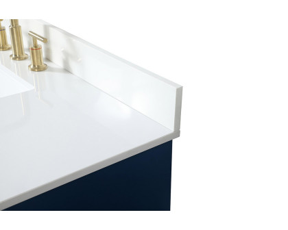 Elegant Bathroom Vanity - Blue (VF15536BL-BS)