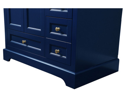 Elegant Bathroom Vanity - Blue (VF15536BL-BS)