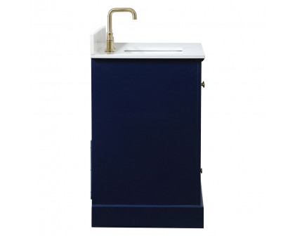 Elegant Bathroom Vanity - Blue (VF15536BL-BS)