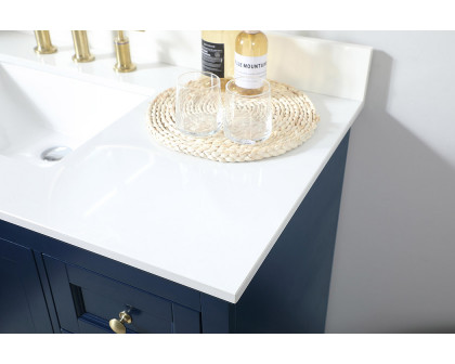 Elegant Bathroom Vanity - Blue (VF15536BL-BS)