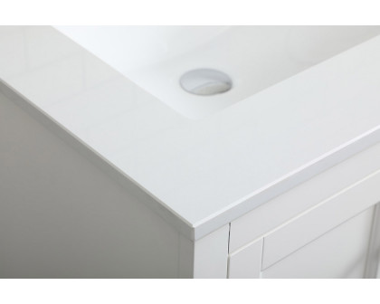 Elegant Bathroom Vanity - White (VF15536WH)