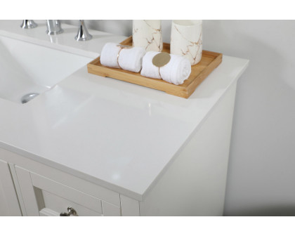 Elegant Bathroom Vanity - White (VF15536WH)