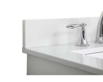 Elegant Bathroom Vanity - White (VF15536WH-BS)