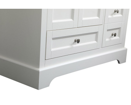 Elegant Bathroom Vanity - White (VF15536WH-BS)