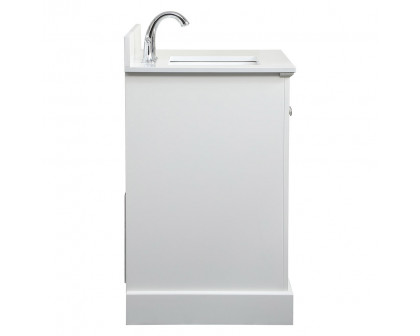 Elegant Bathroom Vanity - White (VF15536WH-BS)