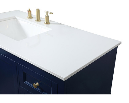 Elegant Bathroom Vanity - Blue (VF15542BL)