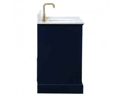 Elegant Bathroom Vanity - Blue (VF15542BL-BS)