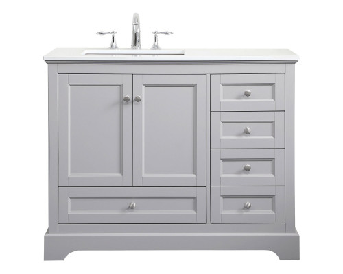 Elegant Bathroom Vanity - Gray (VF15542GR)