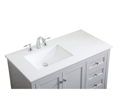 Elegant Bathroom Vanity - Gray (VF15542GR)