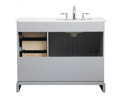 Elegant Bathroom Vanity - Gray (VF15542GR)