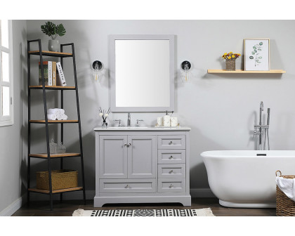 Elegant Bathroom Vanity - Gray (VF15542GR)