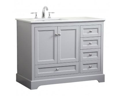 Elegant Bathroom Vanity - Gray (VF15542GR)