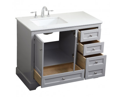 Elegant Bathroom Vanity - Gray (VF15542GR)