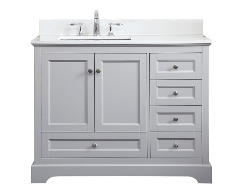 Elegant Bathroom Vanity - Gray (VF15542GR-BS)