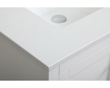 Elegant Bathroom Vanity - White (VF15542WH)