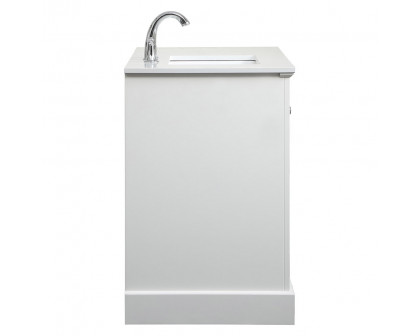 Elegant Bathroom Vanity - White (VF15542WH)