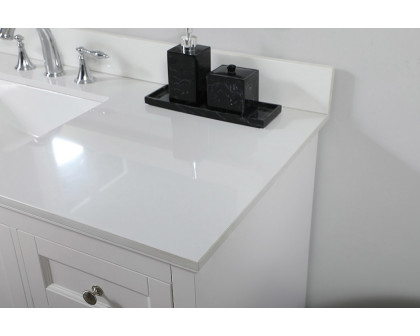 Elegant Bathroom Vanity - White (VF15542WH-BS)