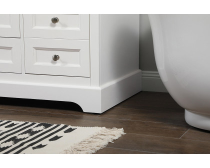 Elegant Bathroom Vanity - White (VF15542WH-BS)