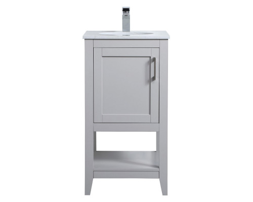 Elegant Bathroom Vanity - Gray (VF16018GR)