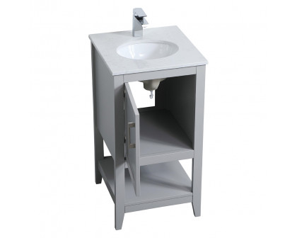 Elegant Bathroom Vanity - Gray (VF16018GR)