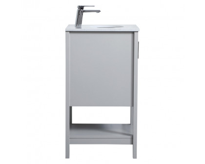 Elegant Bathroom Vanity - Gray (VF16018GR)