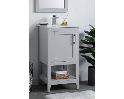 Elegant Bathroom Vanity - Gray (VF16018GR)