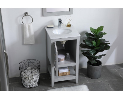 Elegant Bathroom Vanity - Gray (VF16018GR)