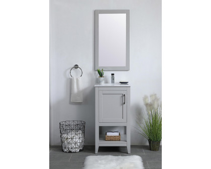 Elegant Bathroom Vanity - Gray (VF16018GR)