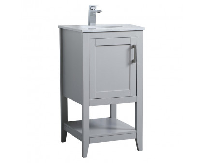 Elegant Bathroom Vanity - Gray (VF16018GR)