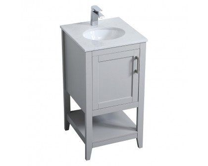 Elegant Bathroom Vanity - Gray (VF16018GR)