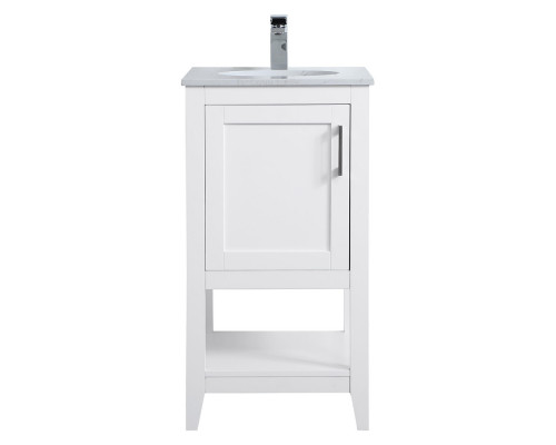 Elegant Bathroom Vanity - White (VF16018WH)