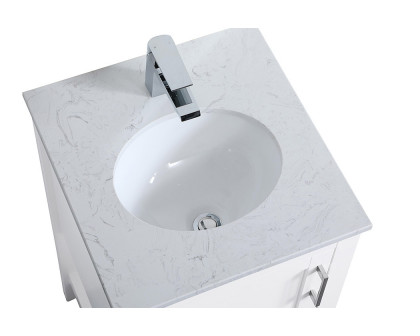 Elegant Bathroom Vanity - White (VF16018WH)