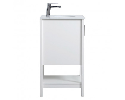 Elegant Bathroom Vanity - White (VF16018WH)