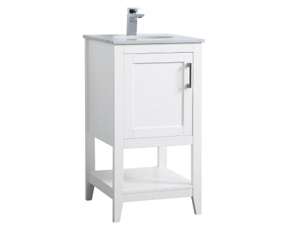 Elegant Bathroom Vanity - White (VF16018WH)