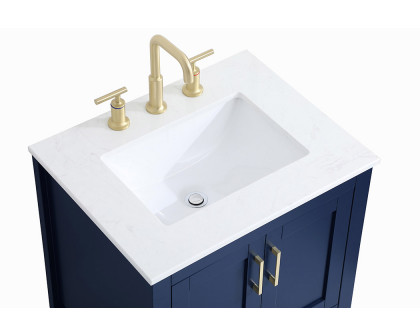 Elegant Bathroom Vanity - Blue (VF16024BL)