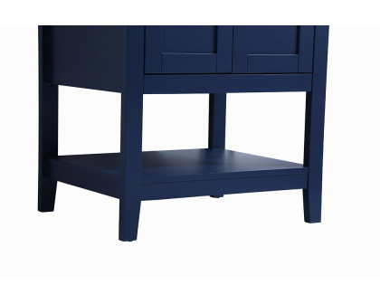 Elegant Bathroom Vanity - Blue (VF16024BL)