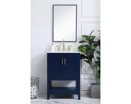 Elegant Bathroom Vanity - Blue (VF16024BL)