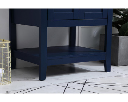 Elegant Bathroom Vanity - Blue (VF16024BL)