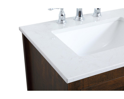 Elegant Bathroom Vanity - Espresso (VF16024EX)