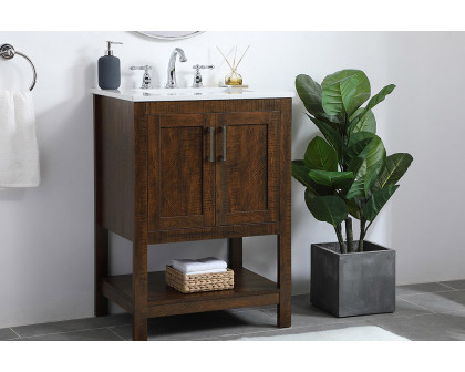 Elegant Bathroom Vanity - Espresso (VF16024EX)