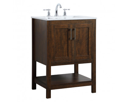 Elegant Bathroom Vanity - Espresso (VF16024EX)