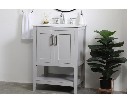 Elegant Bathroom Vanity - Gray (VF16024GR)